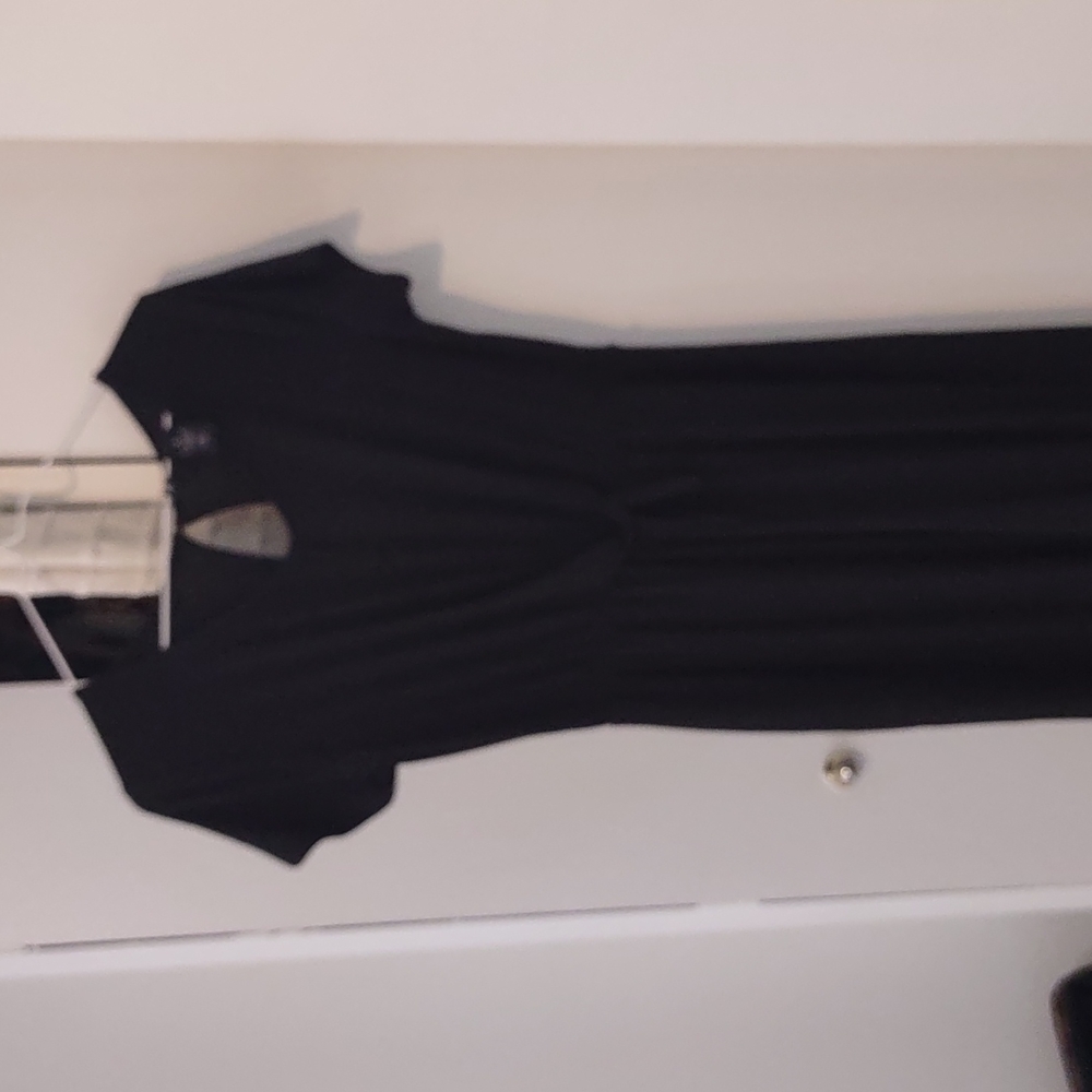 Flowy black pantsuit